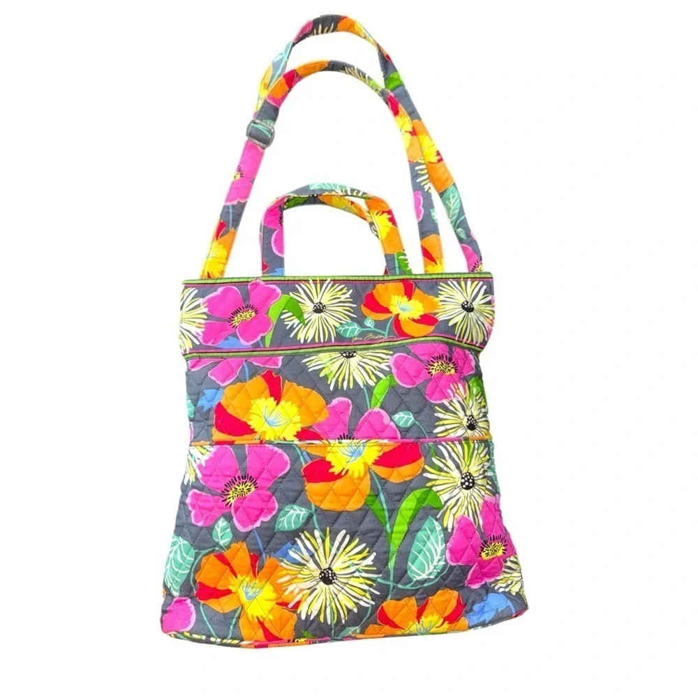 Vera Bradley Extendable Tote with Removable Crossbody strap & Wallet